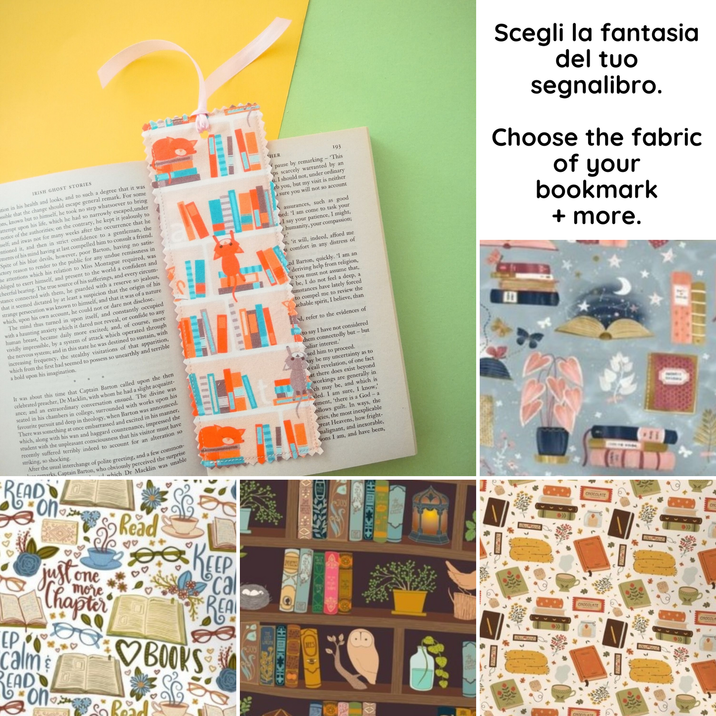 Segnalibro a tema libri