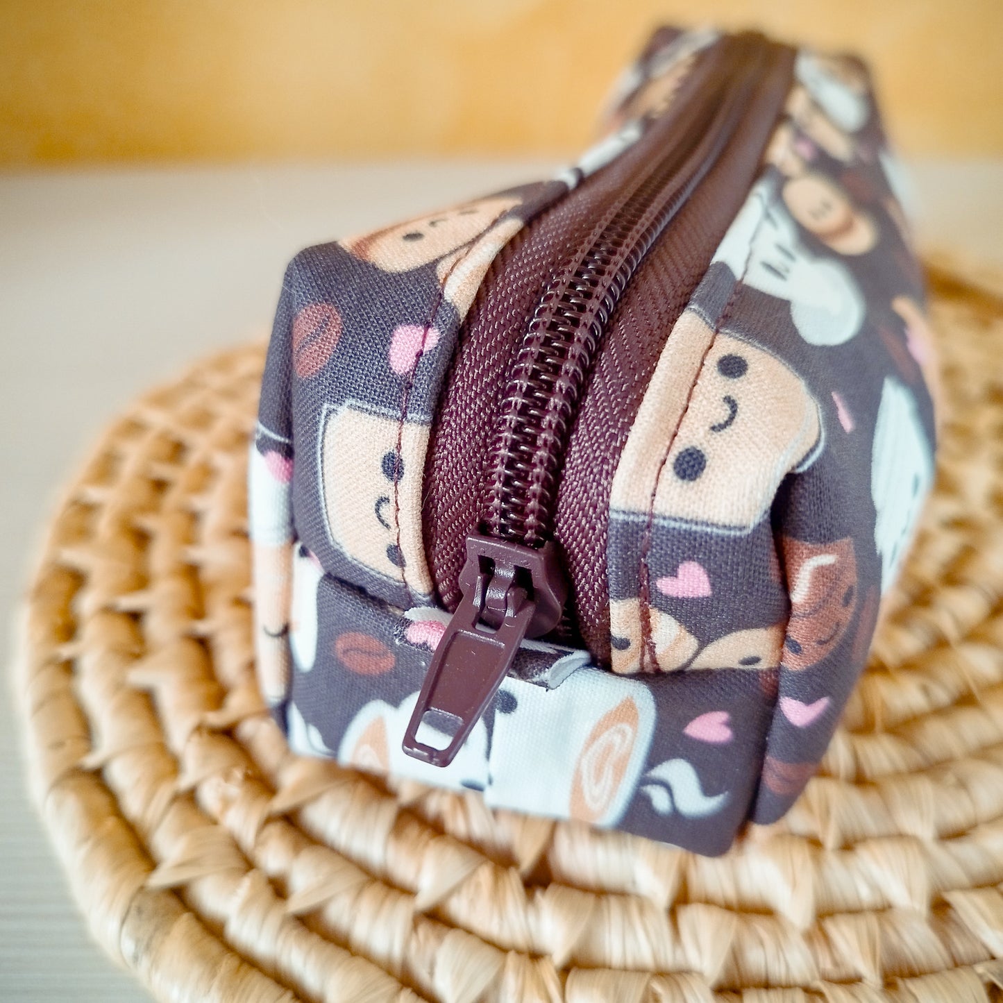 Astuccio fantasy dolci e caffè - cerniera