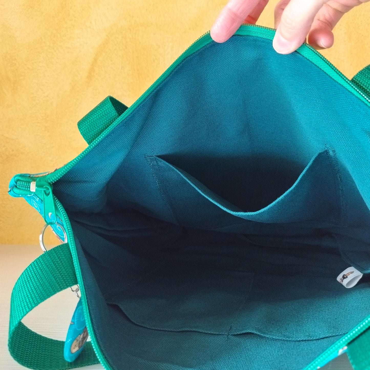 Borsa a spalla "Lontre innamorate"