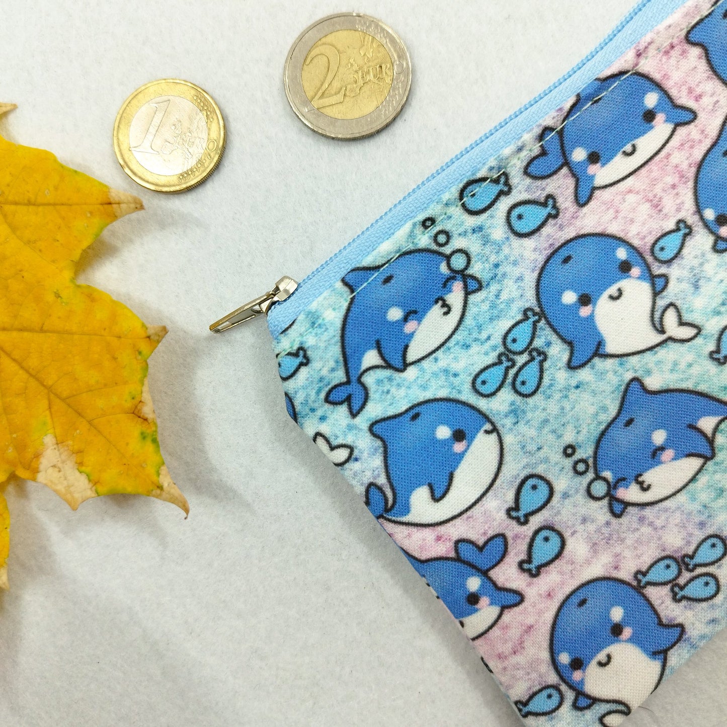 Portamonete "Orche nel mare"