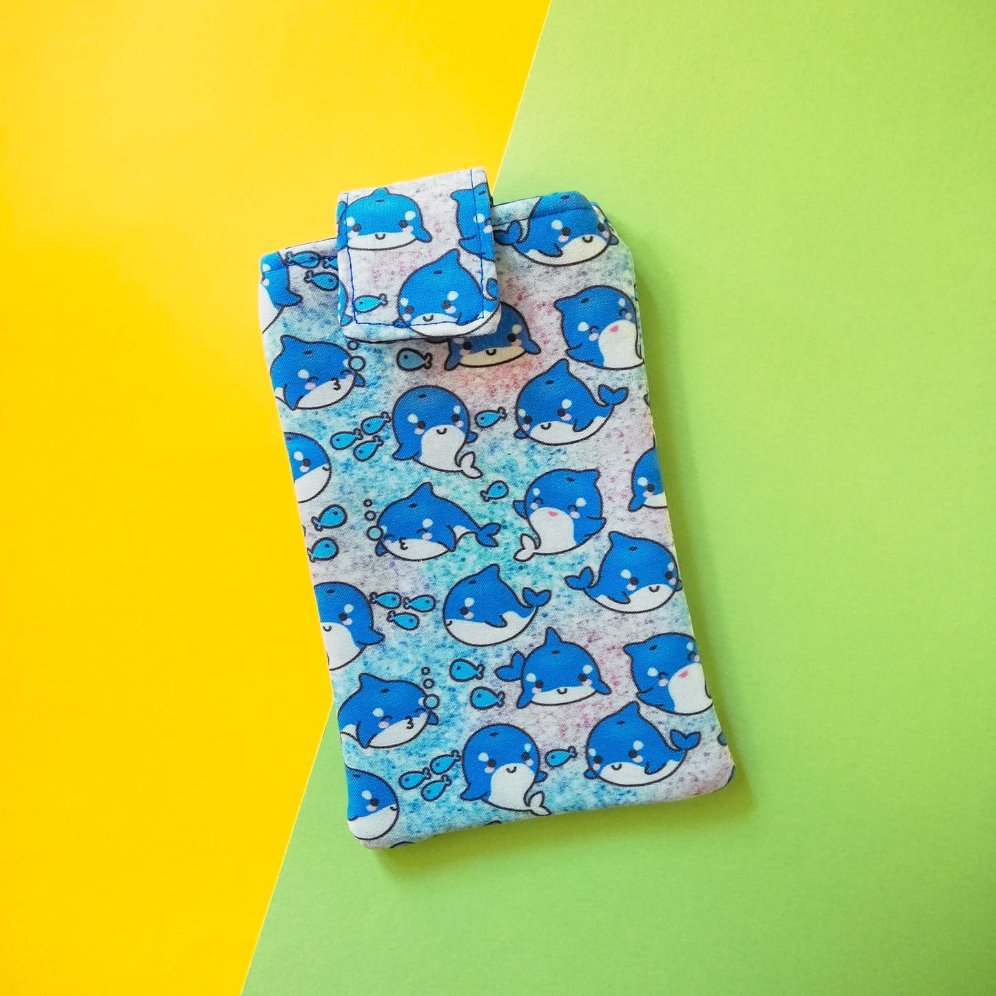 Portacellulare "Orche nel mare"