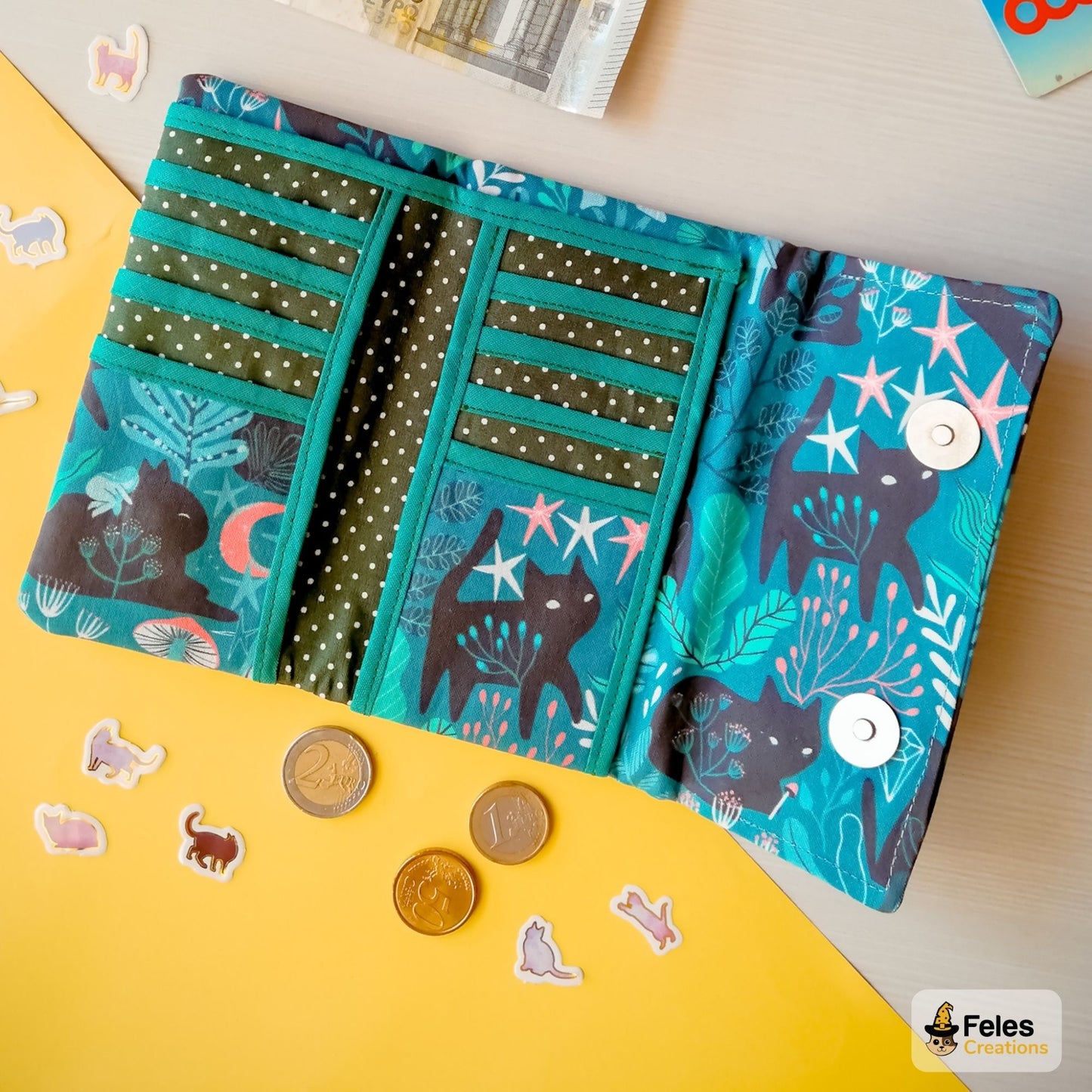 Portafoglio Gatti nel bosco