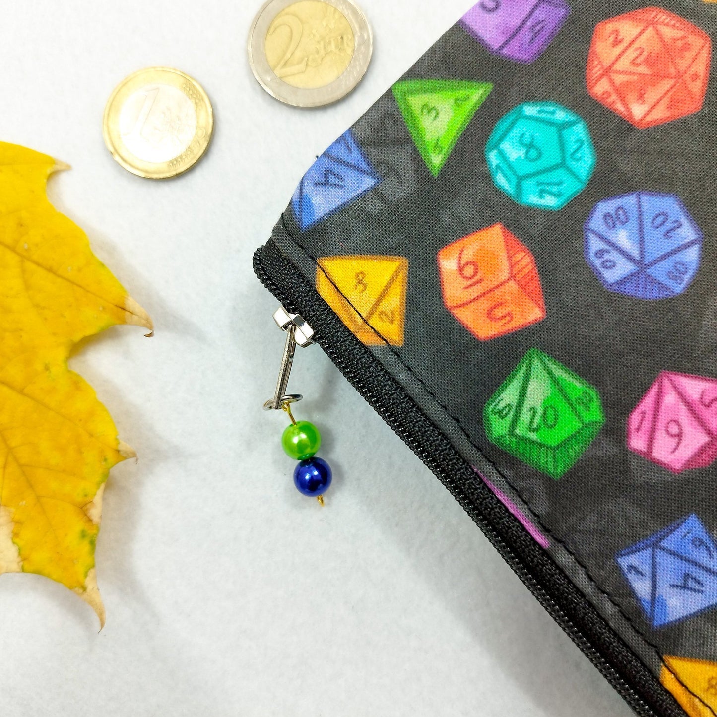 Portafoglio Gdr fantasy dadi colorati