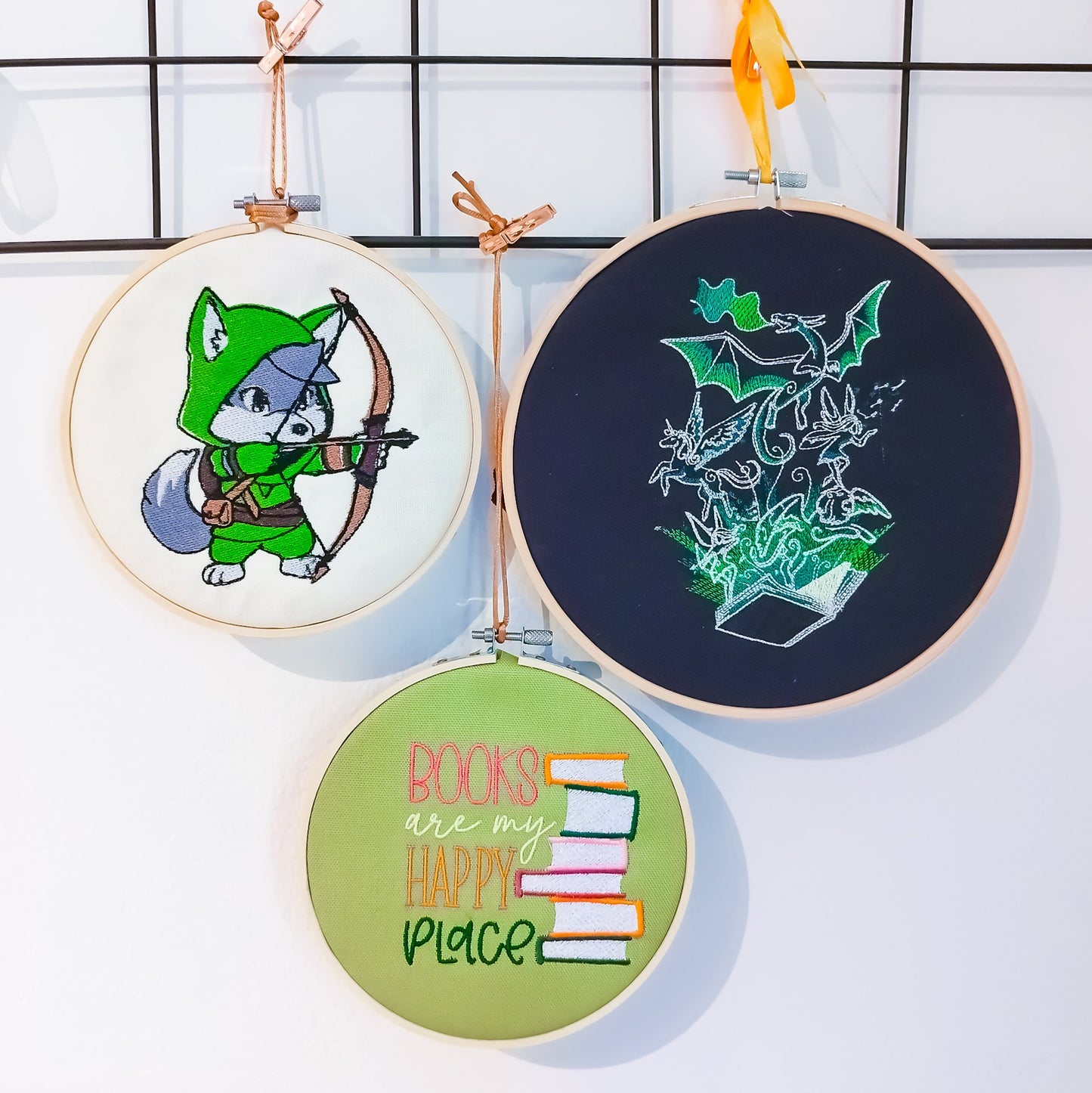 Decoro da parete a tema streghe "Luna e drago"