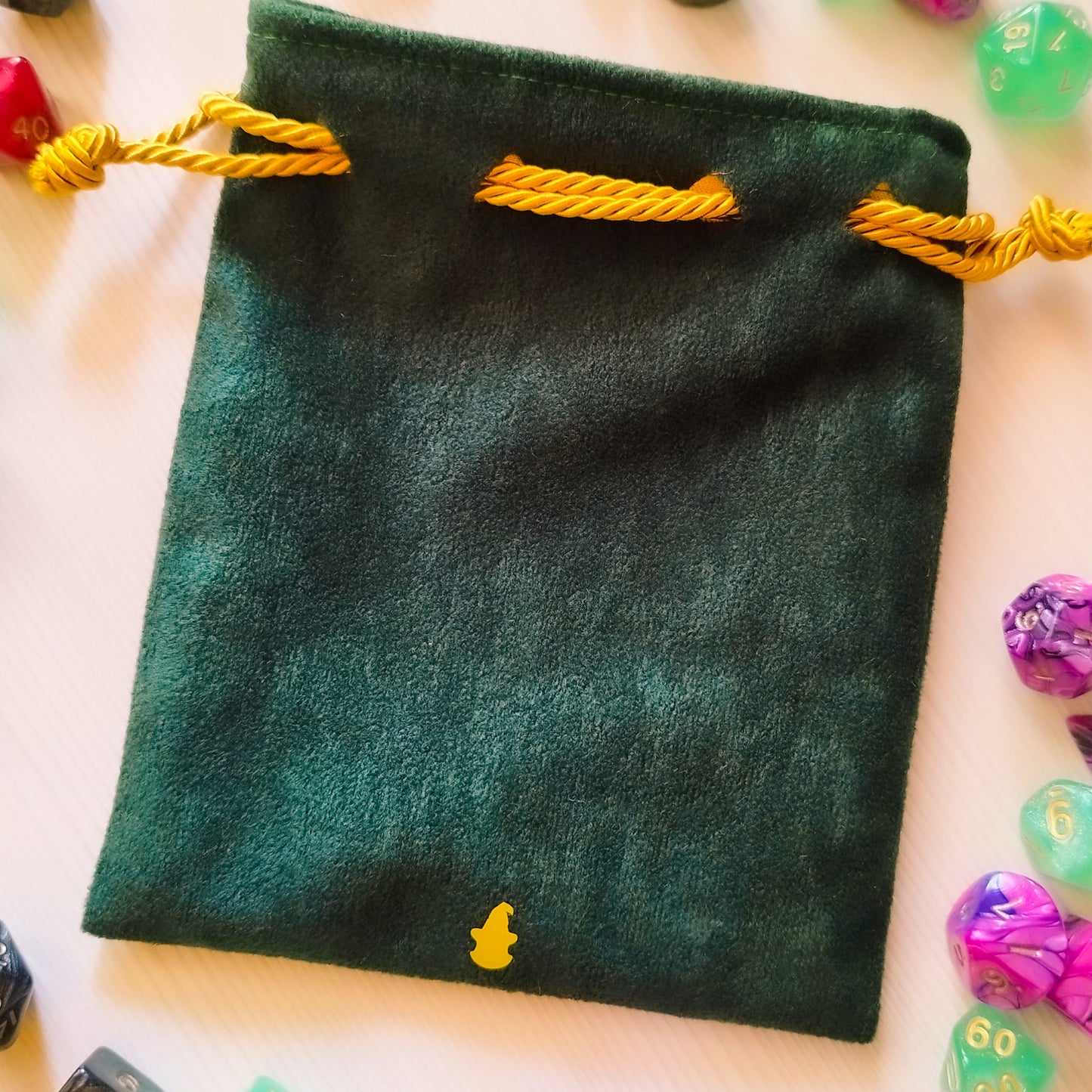 Sacchetto porta dadi classe "Druid" con zampa