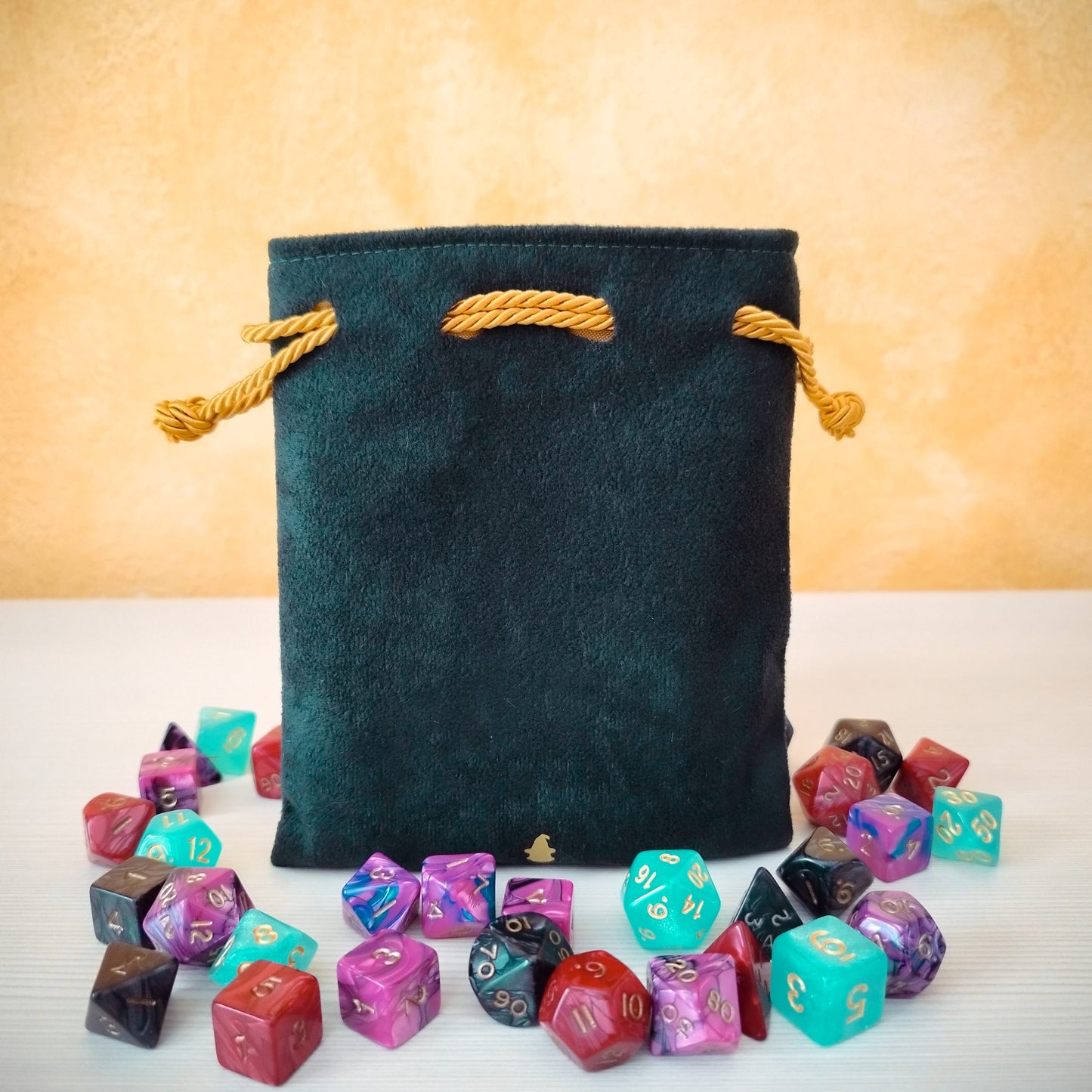 Sacchetto porta dadi classe "Druid" con zampa