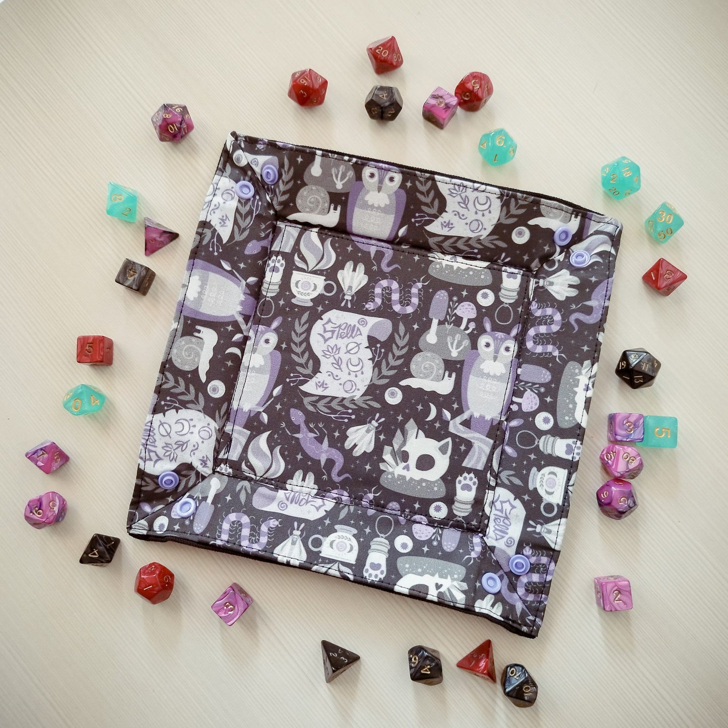 Vassoio lancia dadi "Bosco della strega"