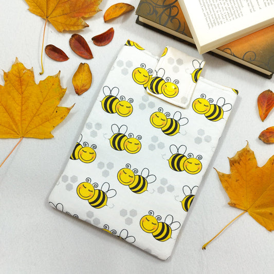 Book sleeve "Api sorridenti" | Custodia per libri e cover Kindle