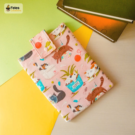 Book sleeve "Gatti e piante" | Custodia per libri e cover Kindle