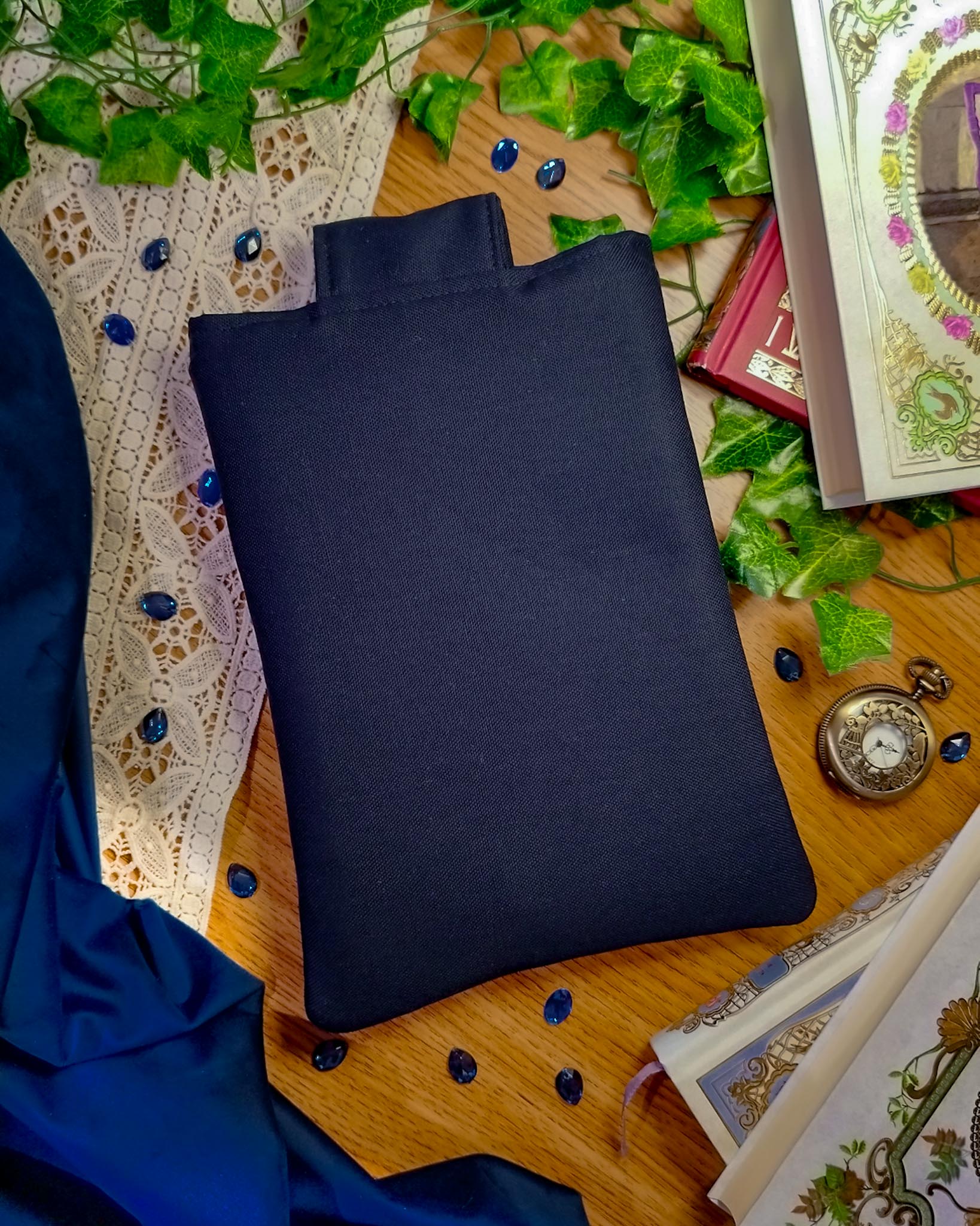 Book sleeve cover per libri ricamate zodiaco retro