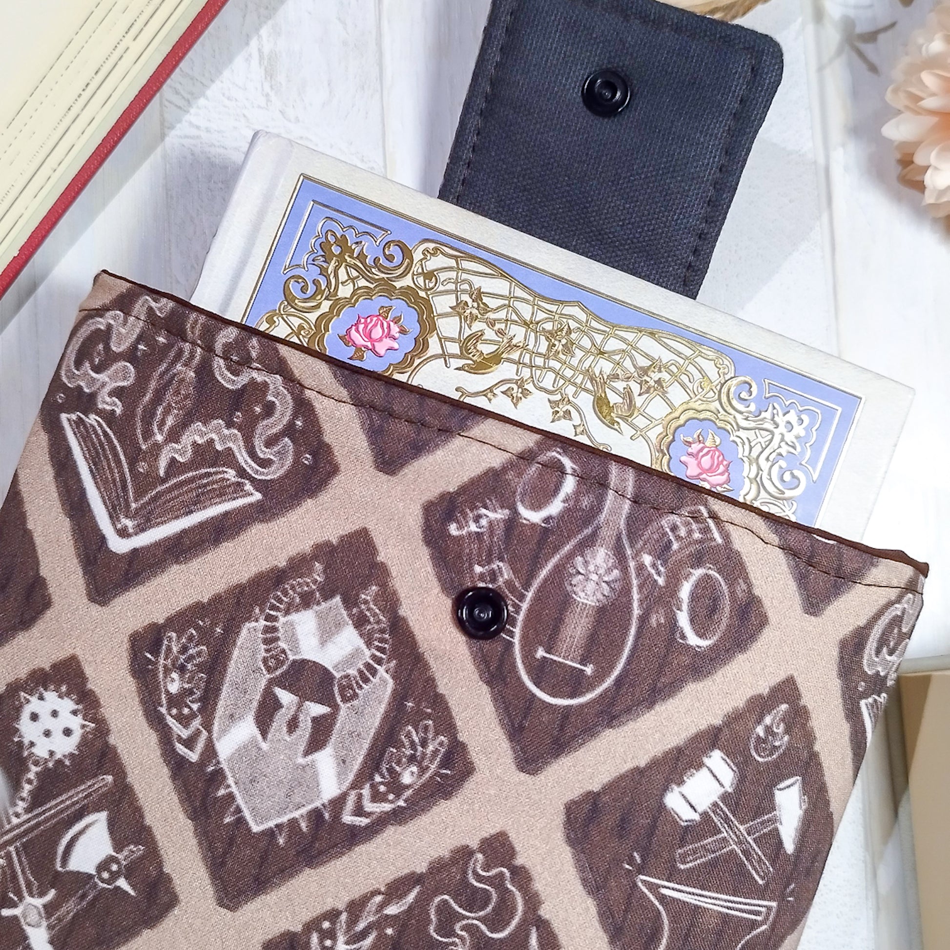 Book sleeve custodia per libri fantasy villaggio - libro