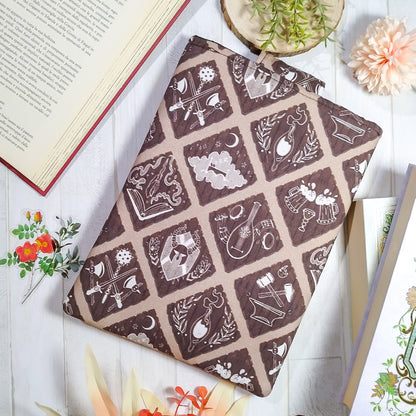 Book sleeve custodia per libri fantasy villaggio - retro