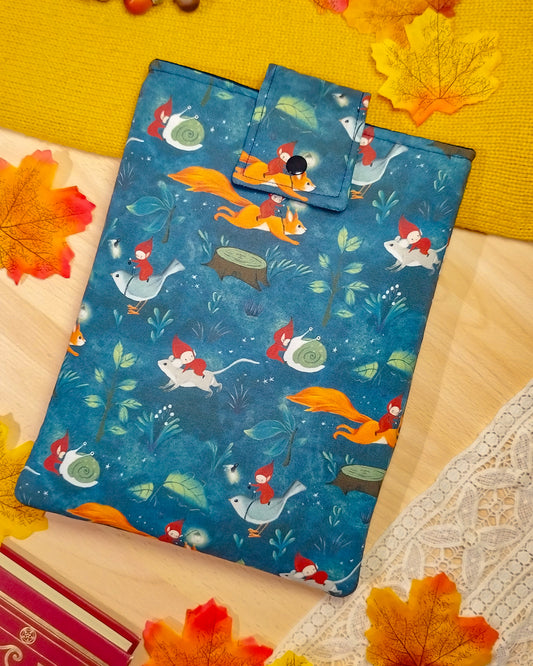 Book sleeve custodia per libri folletti e scoiattoli - fronte