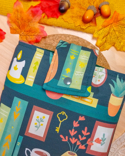 Book sleeve custodia per libri libri e candele - bottone