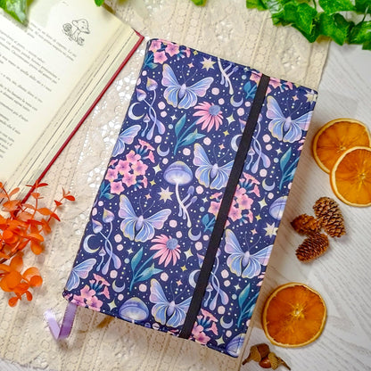 Book cover "Farfalle e meduse" | Custodia per libri regolabile