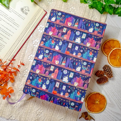 Book cover "Libri delle streghe e candele" | Custodia per libri regolabile