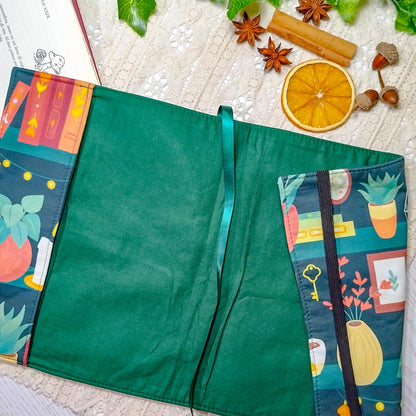 Book cover "Libri e candele" | Custodia per libri regolabile