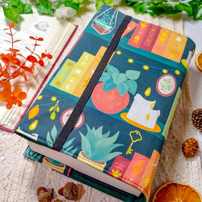 Book cover "Libri e candele" | Custodia per libri regolabile