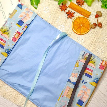 Book cover "Libri e piante" | Custodia per libri regolabile