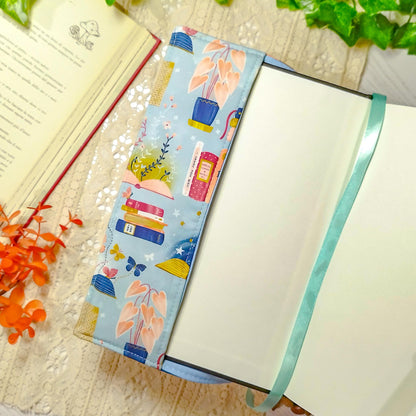 Book cover "Libri e piante" | Custodia per libri regolabile