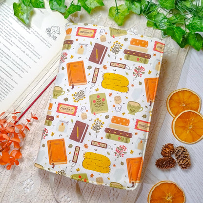 Book cover "Libri in autunno" | Custodia per libri regolabile