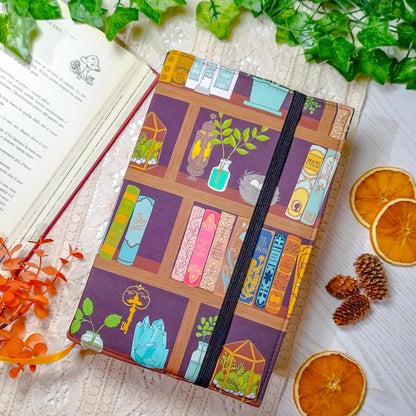 Book cover "Libri sugli scaffali" | Custodia per libri regolabile