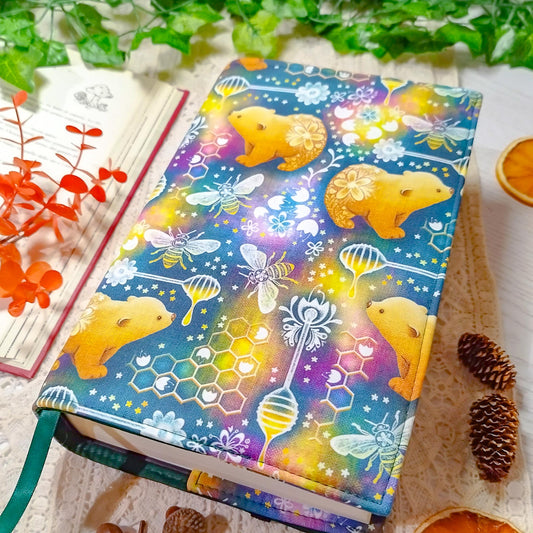 Book cover "Orsi e api" | Custodia per libri regolabile