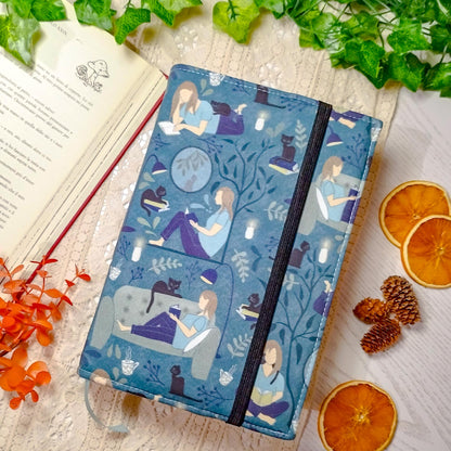 Book cover "Ragazza che legge" | Custodia per libri regolabile