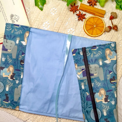 Book cover "Ragazza che legge" | Custodia per libri regolabile