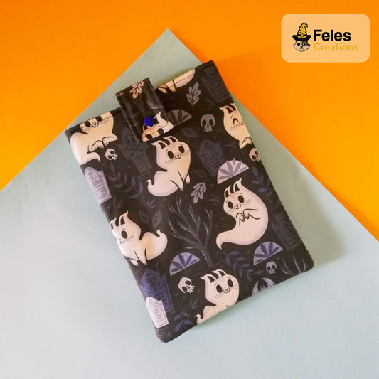 Book sleeve "Gatti fantasmini" | Custodia per libri e cover Kindle