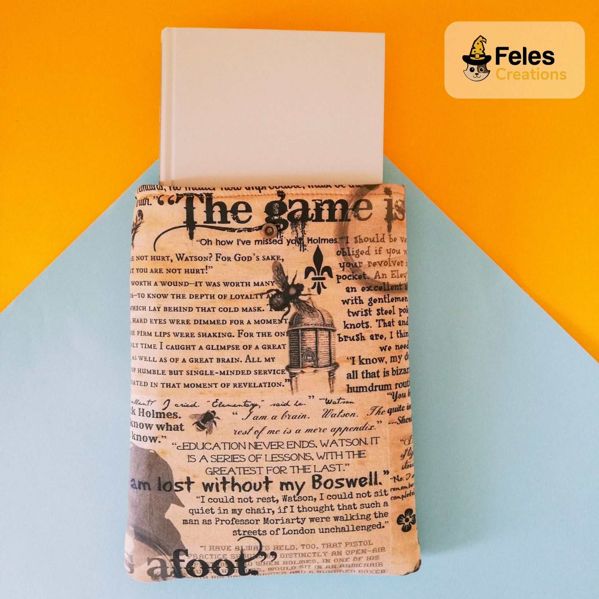 Book sleeve "Sherlock Holmes" | Custodia per libri e cover Kindle
