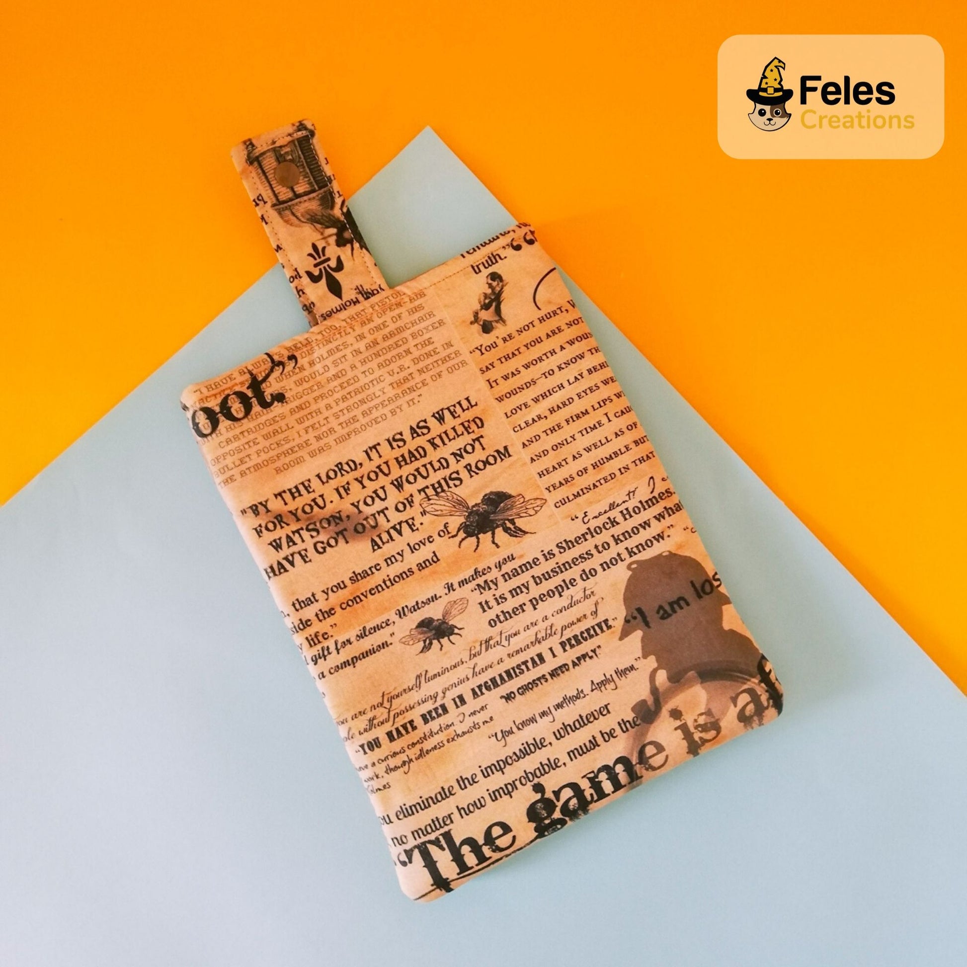 Book sleeve "Sherlock Holmes" | Custodia per libri e cover Kindle