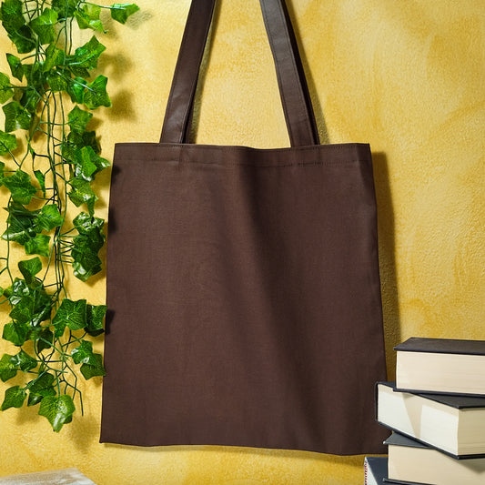 Borsa_shopper_ricamata_fantasy_gatto_e_tazza_cozy_marrone_