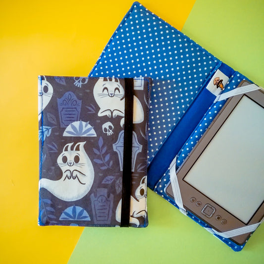 Custodia rigida per ebook reader Kindle e Kobo "Gatti e fantasmi"