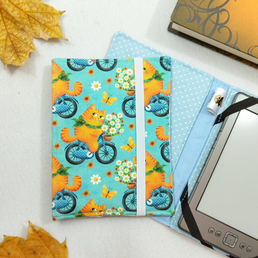 Cover Kindle gatti in bicicletta - fronte