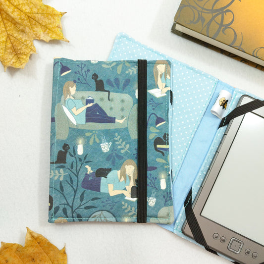 Cover Kindle ragazza che legge - fronte