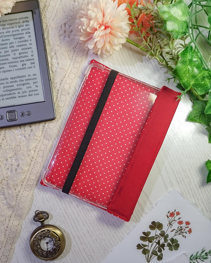 Cover kindle e kobo rigida rimovibile fantasy - retro rosso