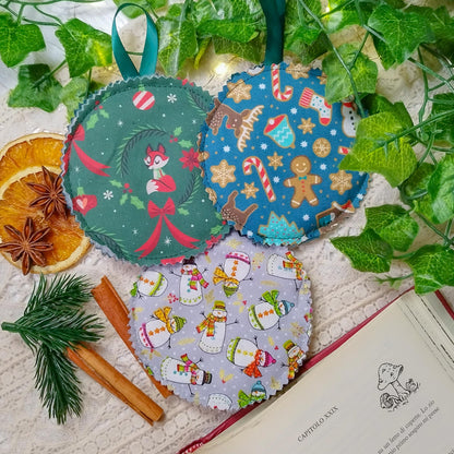 Decoro per l'albero di Natale con varie fantasie