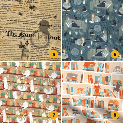 Custodia rigida per ebook reader Kindle e Kobo a tema libri - scegli la fantasia