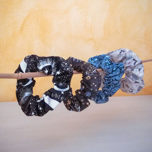 Elastico per capelli scrunchies a tema streghe