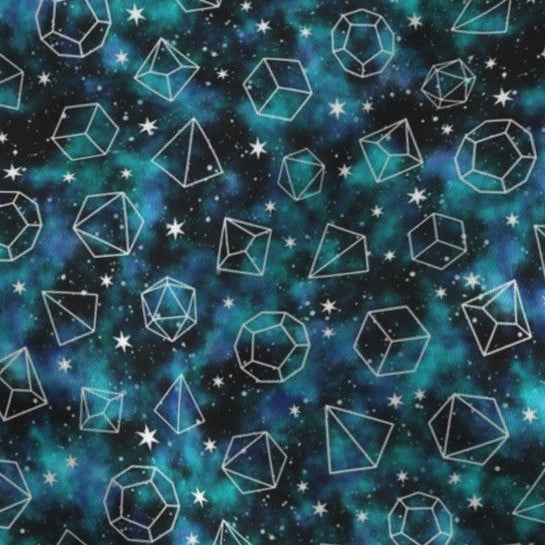 Fantasia Dadi nel cielo stellato