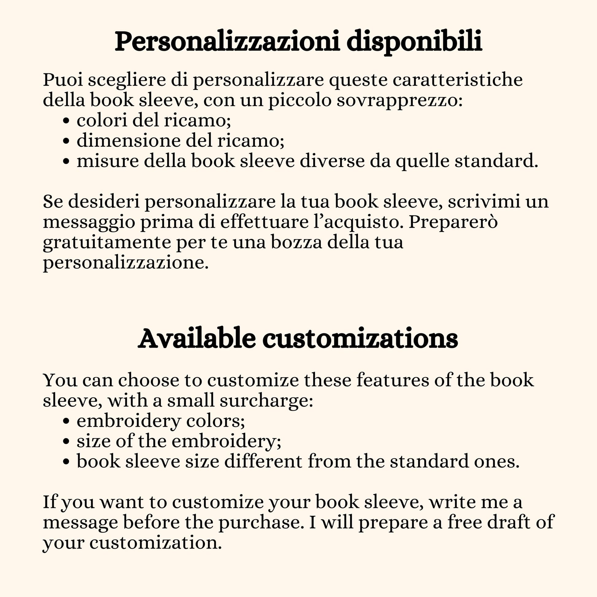 Book sleeve ricamata "Gatto e caffè cozy" | Custodia per libri e cover Kindle