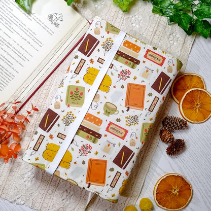 Book cover "Libri in autunno" | Custodia per libri regolabile