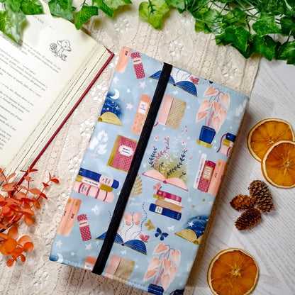 Book cover "Libri e piante" | Custodia per libri regolabile