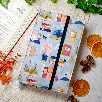 Book cover "Libri e piante" | Custodia per libri regolabile
