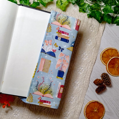 Book cover "Libri e piante" | Custodia per libri regolabile