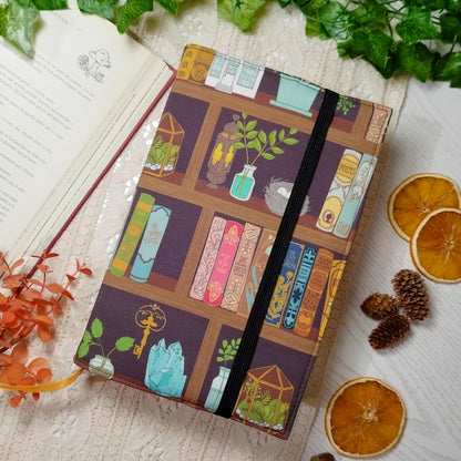 Book cover "Libri sugli scaffali" | Custodia per libri regolabile