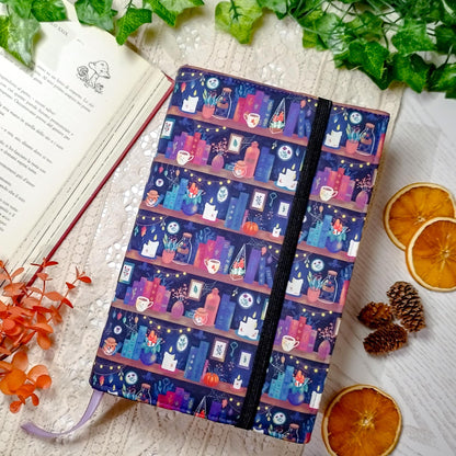 Book cover "Libri delle streghe e candele" | Custodia per libri regolabile