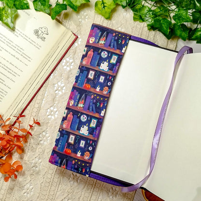 Book cover "Libri delle streghe e candele" | Custodia per libri regolabile