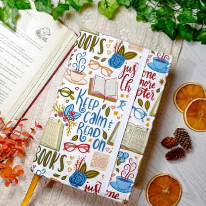 Book cover "Libri romantici" | Custodia per libri regolabile